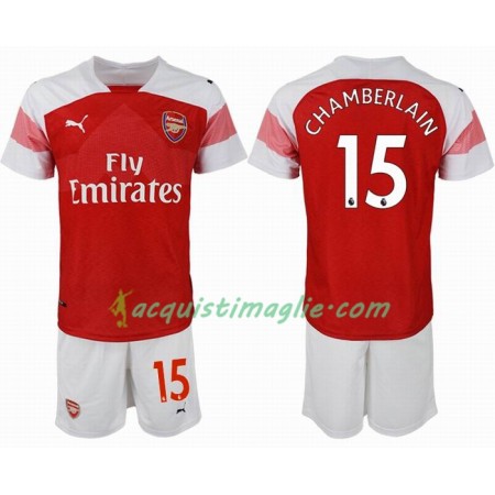 Divisa di Calcio Arsenal CHAMBERLAIN 15 Bambino Prima 2018/2019